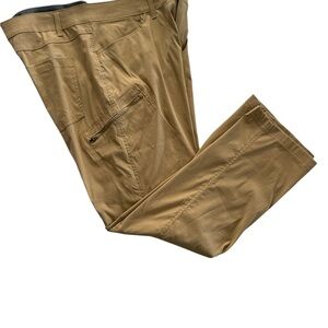 Eddie Bauer‎ Men's Nylon Cargo Pants in  Tan 5 Pockets 38x32